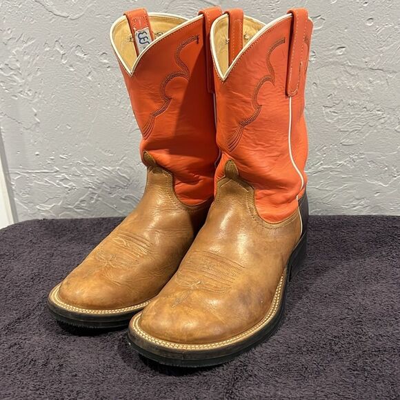 🔥🔥 ANDERSON BEAN Leather Cowboy Western Boots - Expensive Quality - Sz 9 - EUC - Picture 2 of 13
